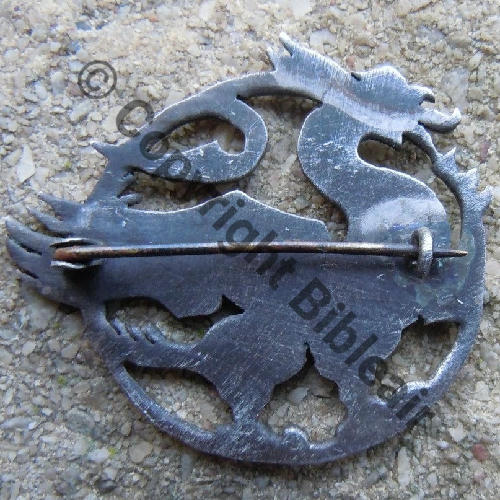 083  19xx A681NH DRILLE GC SPA.83  Ajoure  SM Fab perso Eping bascule Dos lisse ARGENT... Pas de poincon.. Src.lapetitebrocdechacha 560EurInv    